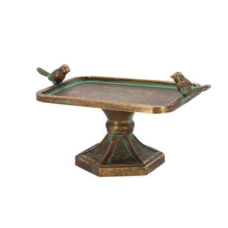 Esschert design gammelt fuglebad i metal m
