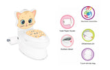 Pilsan Cat Education Plaspot Wit Beige