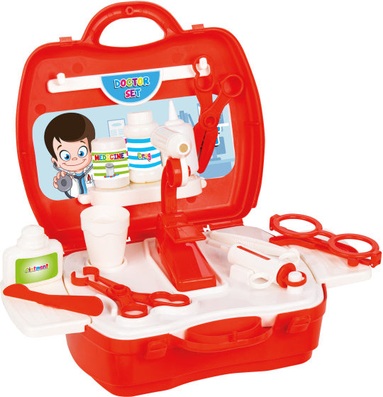 Pilsan Toy Doctor Set Red 26-Piece