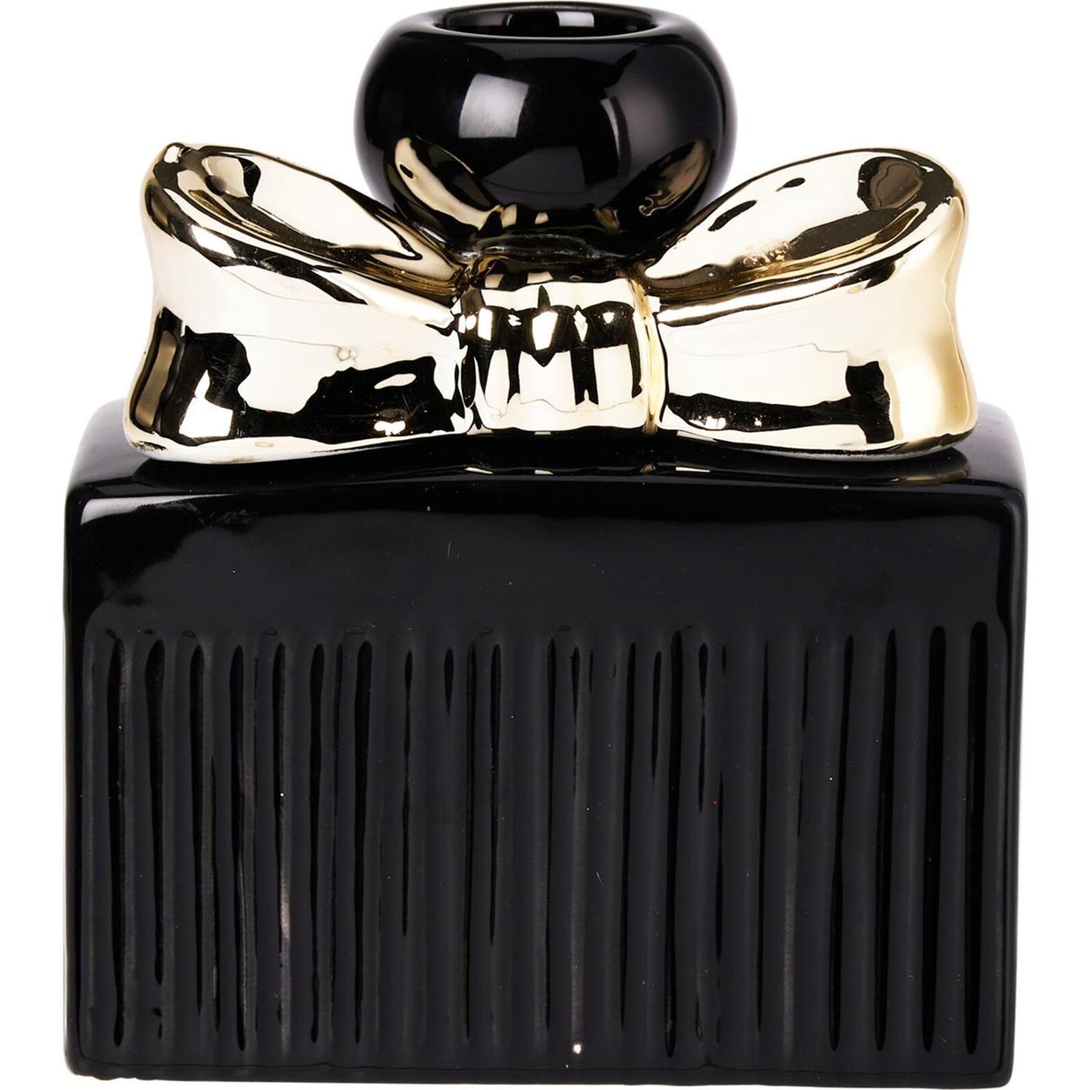 Home styling lysestage parfumeflaske 11cm