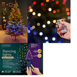 Lumineo-belysning med 200 LED'er, der kan styres via Bluetooth app-dansende lys 1990 cm flerfarvet alle regnbuens farver inklusive hvid og varm hvid