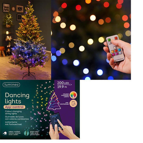 Lumineo julelys app kontrol 200 LED
