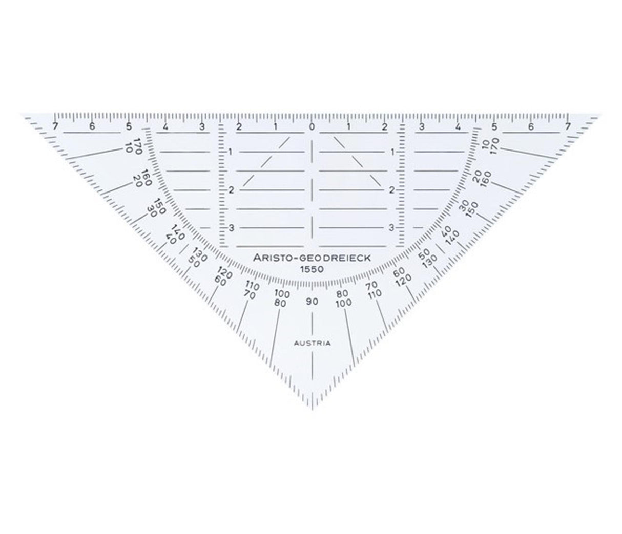 Kangaro aristo geo-trekant 16cm fleksibel ubrydelig
