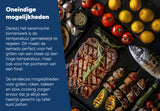 Arbaer kamado stor Ø 21 tommer med ramme keramisk sort