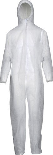 Asatex engangsoveralls | størrelse xxl | hvid | psa kategori i | 1 stk - pp-1l xxl - pp-1l xxl