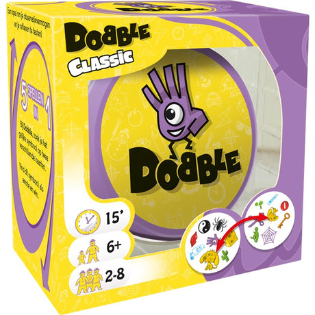 Zygomatic brætspil studio dobble classic - hollandsk kortspil for 2 til 8 spillere - sjovt familiespil fra 6 år - det lynhurtige søgespil for hele familien