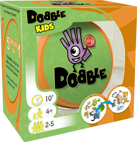 Asmodee zygomatic dobble børnekortspil - hurtigt spil med dyr til børn