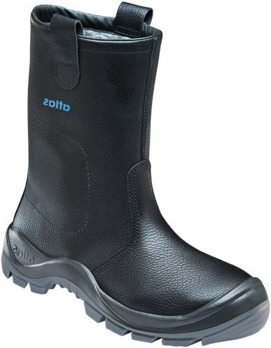 Atlas arbejdsstøvle anatomic bau 822 xp høj s3 foret | sort | størrelse 49 - 00.012.008.49