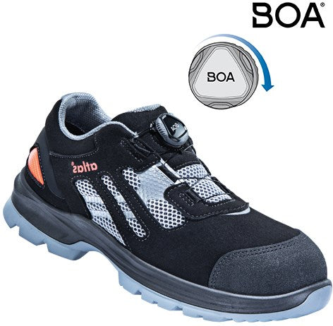 Atlas arbejdssko flash 3205 xp lav boa s1p | sort grå | størrelse 42 - 00.012.167.42
