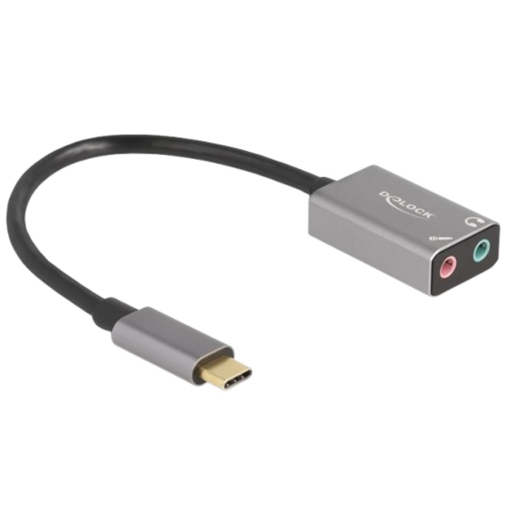 USB-C til stik adapter