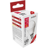 Avide LEDmini globelampe 6w E14 fitting, 2700k ekstra varm hvid, 550 lumen a+