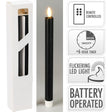 Home styling LED middagslys sort sæt af 2 stk 25cm
