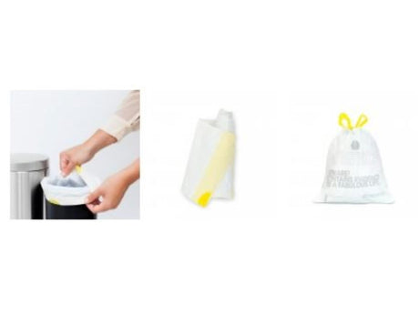 Brabantia perfectfit 3 liters affaldssække i en rulle med 20 poser