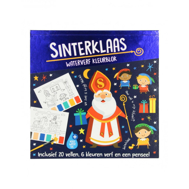 Akvarelfarveblok Sinterklaas