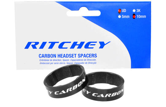Ritchey - wcs spacer sæt ud carbon 10mm 1-1 8'' 2 stk.