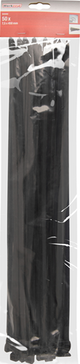 Con:p colson strop 7,5x450mm sort 50stk - b20450
