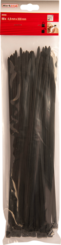 Con:p colson strop 4,8x280mm sort 50stk - b20453