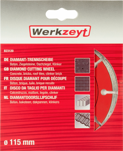Con:p diamantslibeskive beton 115mm - b23120