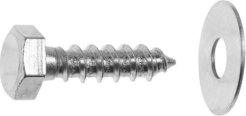 Connex trægevindbolt+sr 10x40 spand 20stk - b30161