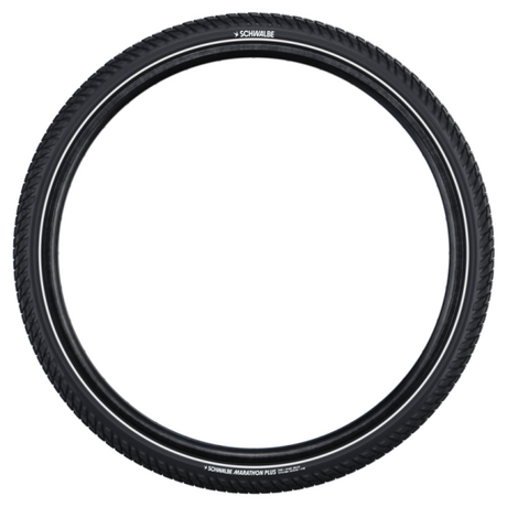 Schwalbe marathon plus tour - kablet - addix - smartguard - 700x35c - sort + refleks
