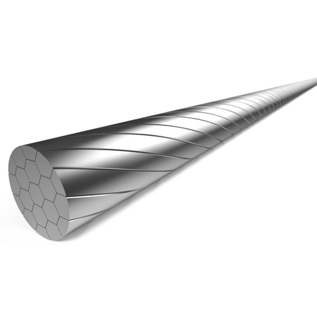 Elvedes link inderkabel glat rustfrit stål 2250 mm ø 1,1 mm (100x)