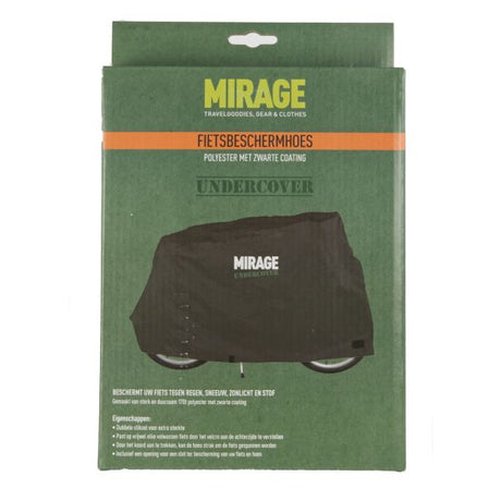 Mirage undercover cykelbeskyttelsescover 170d polyester, sort