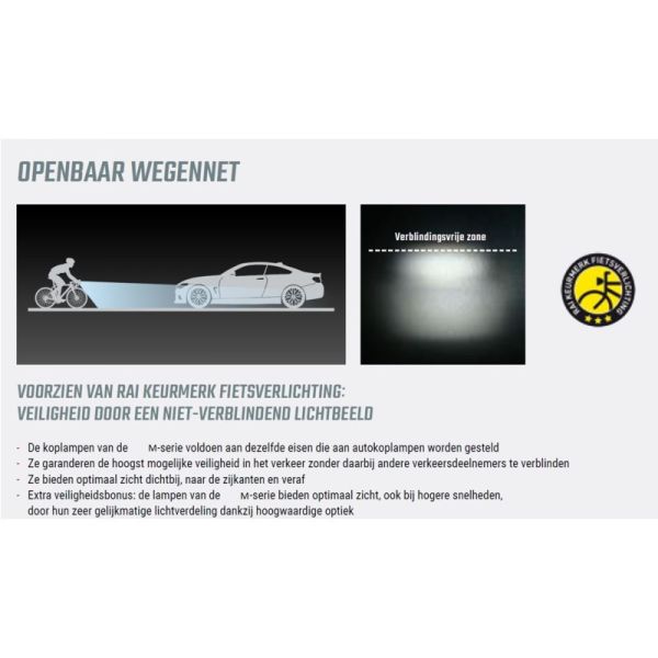 Belysningssæt VDO Eco Light M90 USB + Red Plus USB
