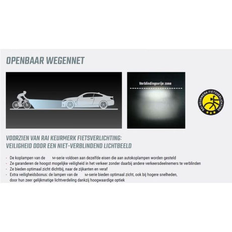 Belysningssæt VDO Eco Light M90 USB + Red Plus USB