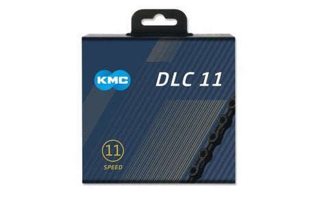 KMC Bicycle Chain DLC 11 118 SCHAKELS - ZWART, DIAMOND Holdbarhed, 243G