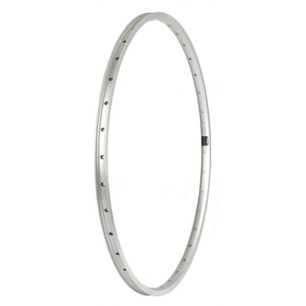 RIM Primax E STR19 28 - 622 x 19c - 36 huller - talte 14 franske ventil - sølv med bremse kant