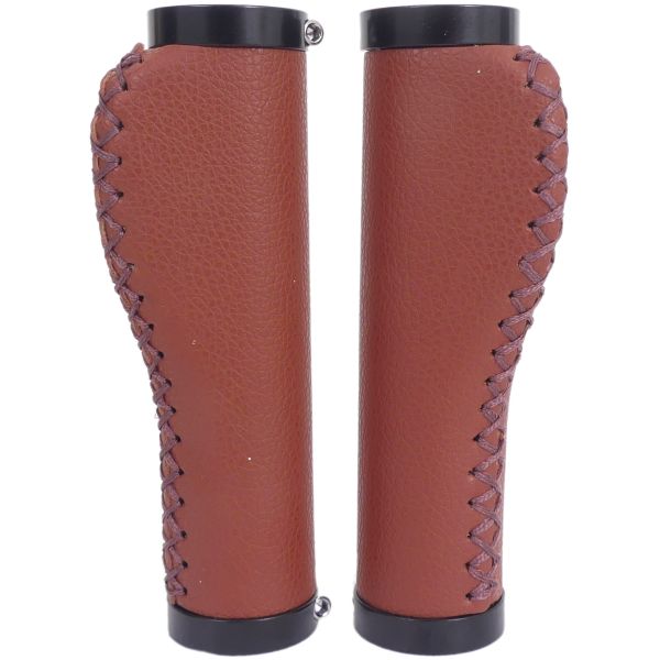 Kanthåndtag Sæt læder inkl. Lockkring - Camel Brown- 135 135mm (Workshop Packaging)