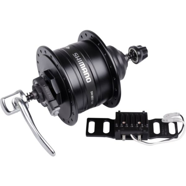 Shimano Dynamonaaf HD -3D37 3 Watt - 32 huller - Centerlås - Hurtig stramme - Sort