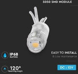 Baggrundsmodul 12v 0,24w smd5050 varm hvid - led9040