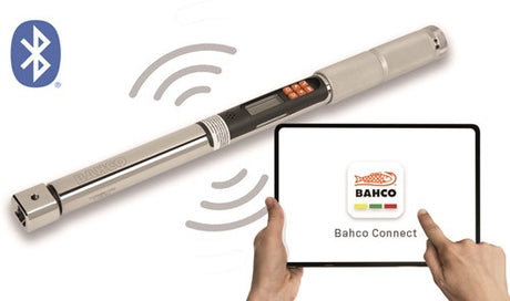Bahco digital moment- og vinkelnøgle | bluetooth® | fast skraldehoved | med hukommelse | mikro | 6,8-135nm - tawmb9135m