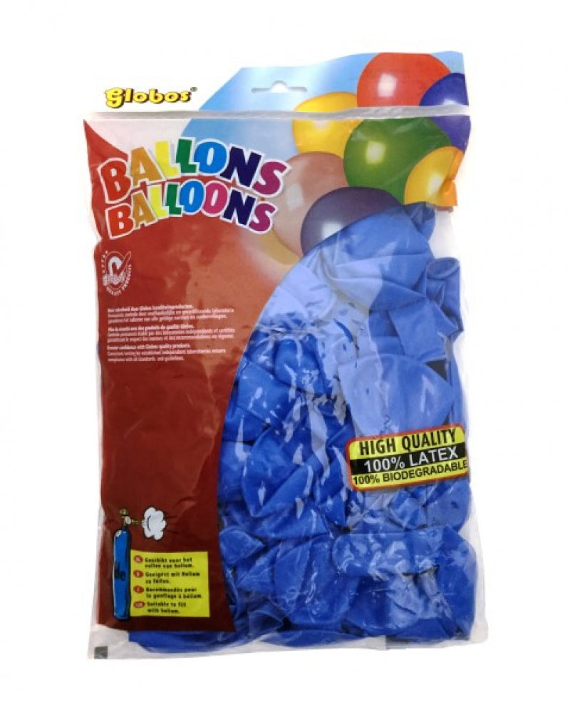 Globos balloons blue (no.12 100 pieces in bag)