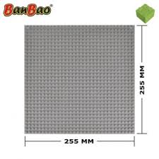 Banbao grå bundplade 25,5 x 25,5 cm