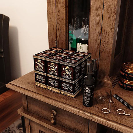 Barbertime skæg overskægsolie 75ml