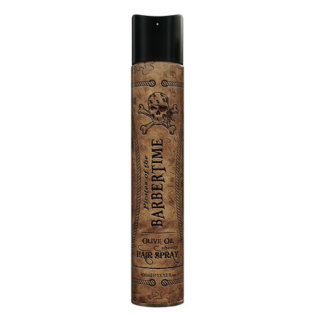 Barbertime hårspray shine olivenolie 400ml