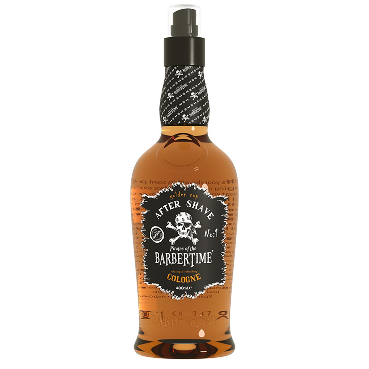 Barbertime aftershave cologne gylden kop nr.1 400ml