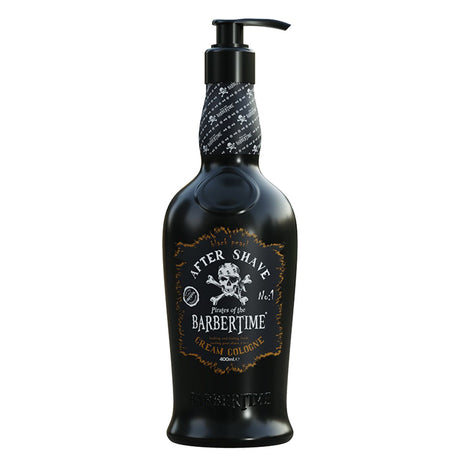 Barbertime aftershave creme cologne sort perle nr.1 400ml
