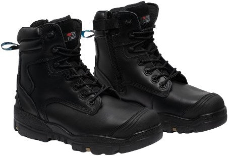 Bata werkschoen longreach zip xw s3 + kn black | zwart (xw) | maat 43 - 00.017.099.43