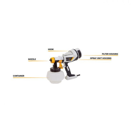 Maxxspray 500w elektrisk malingssprøjte hvlp*