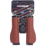 Kanthåndtag Sæt læder inkl. Lockkring - Camel Brown- 135 135mm (butikspakning)
