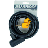 Urbanfast spirallås 12 mm*150 cm sort