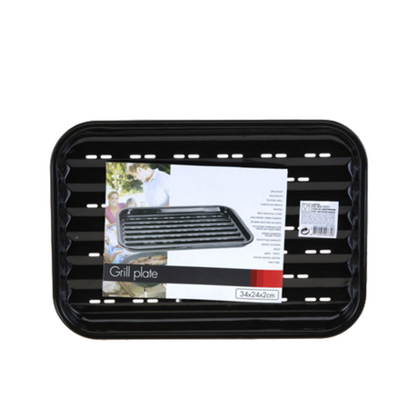 BBQ grill grillplade 34x24x2cm