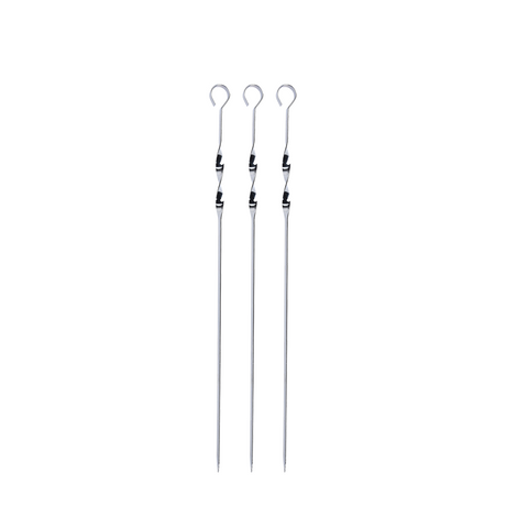 Bbq barbecue vleesspiezen 45cm 3 stuks