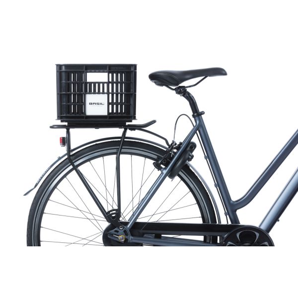 Basil Fietskrat S - Small - 17,5 liter - sort