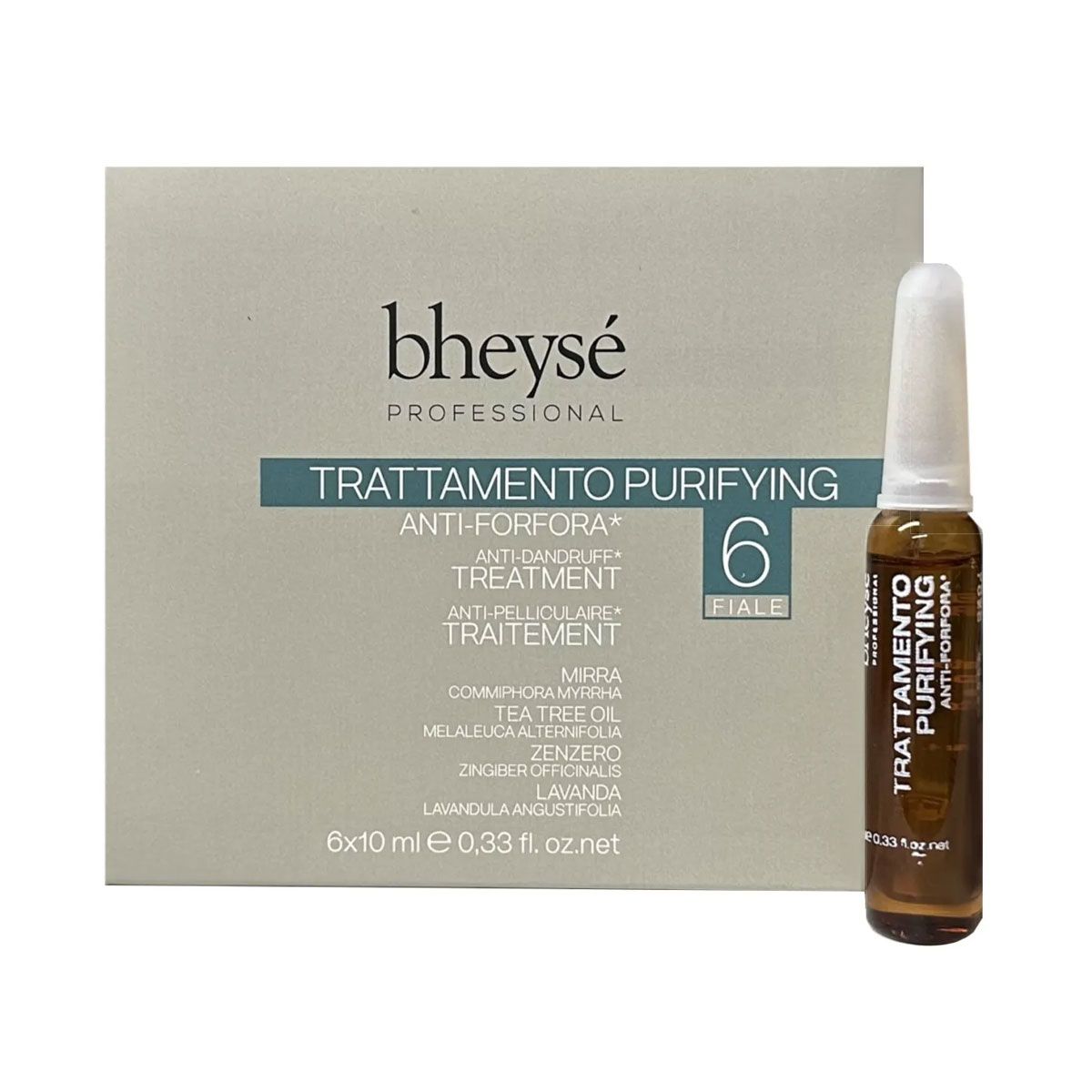 Bheysé rensende anti-skælbehandling 6x10ml