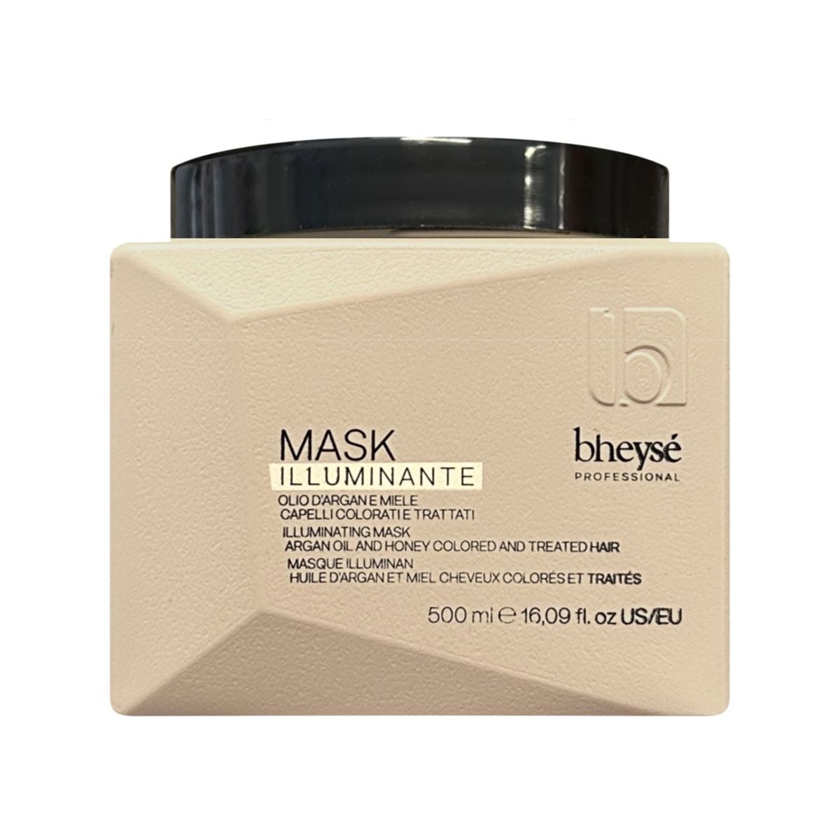 Bheysé oplysende hårmaske argan honning 500ml