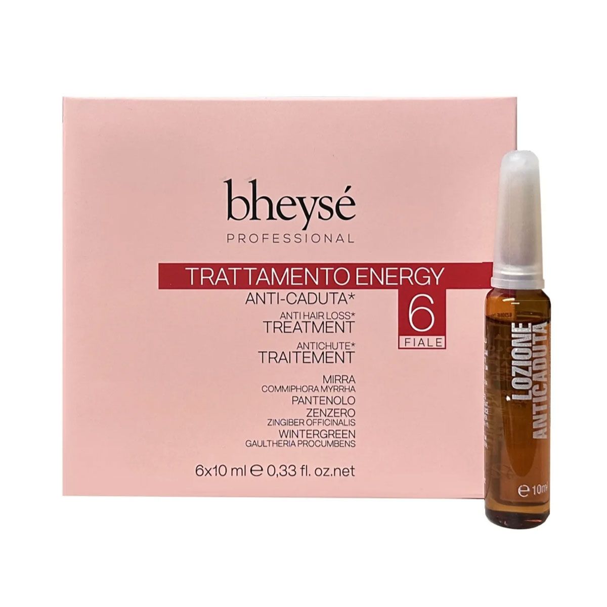 Bheysé energy anti hårtab behandling 6x10ml